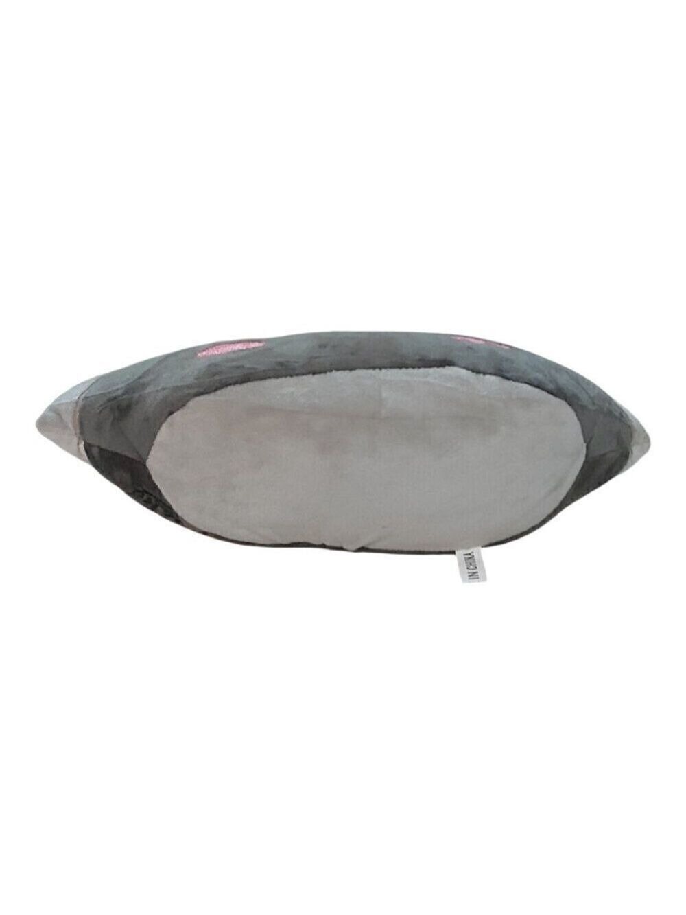 Gray Rock Cartoon Style Plush Toy - Cute Embroidered Smiling Stone 6.5 in - Picture 3 of 7